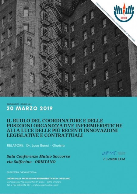 Il ruolo del coordinatore e delle posizioni organizzative infermieristiche alla luce delle più recenti innovazioni legislative e contrattuali